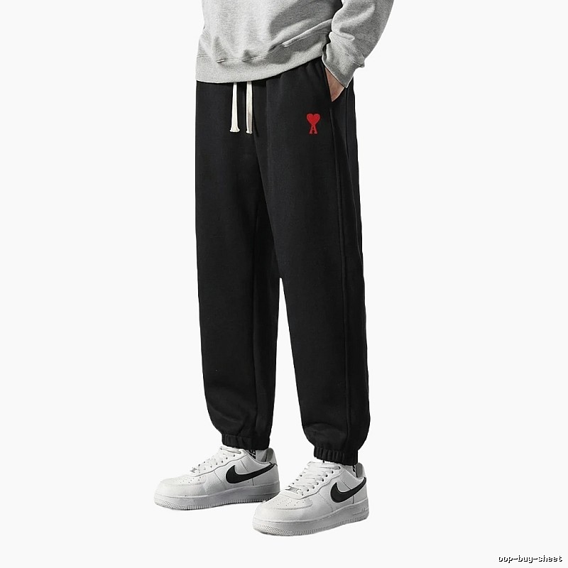 AMI Love Leisure Style Black Pants