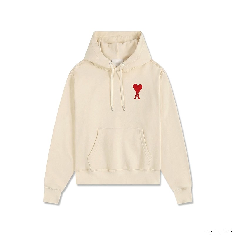 AMI Love Pattern Beige Sweatshirt