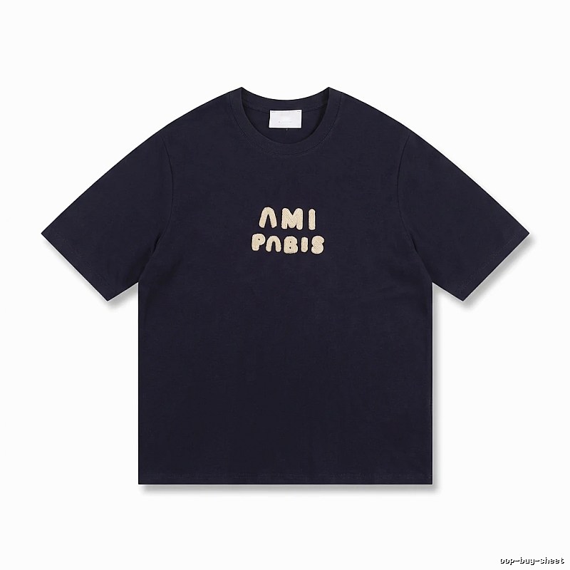 AMI Paris Alphabet Style T-shirt