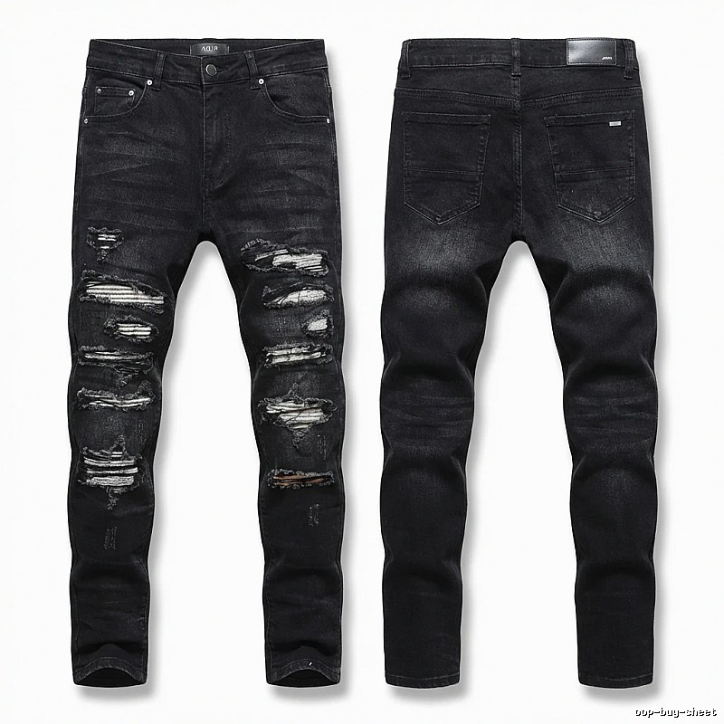 AMI Trendy Ripped Jeans with a Cool Style