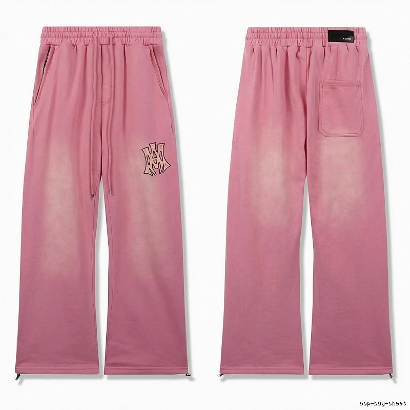 AMIRI casual style pink long trousers