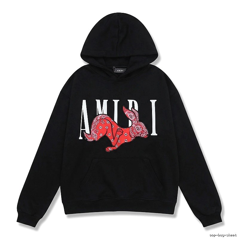 AMIRI Rabbit Print Trendy Brand Sweatshirt