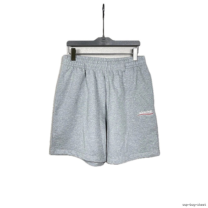 Balenciaga grey sports shorts