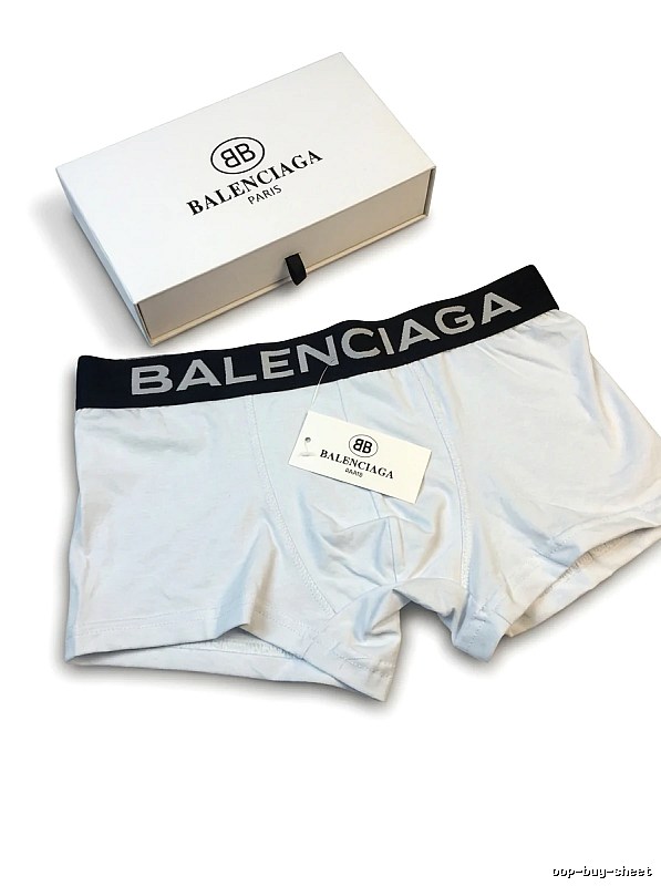 Balenciaga minimalist light blue underwear