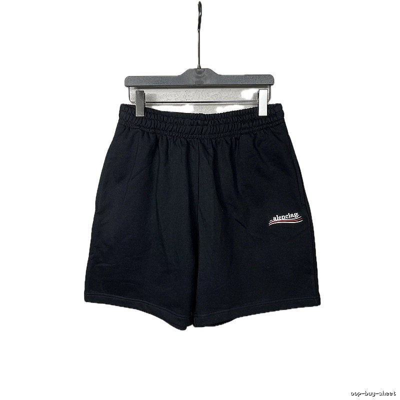 Balenciaga sporty black shorts