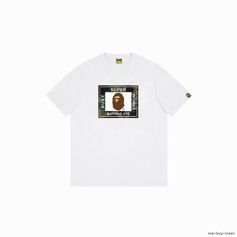 Bape Ape Head Camouflage Style Short-sleeve Shirt