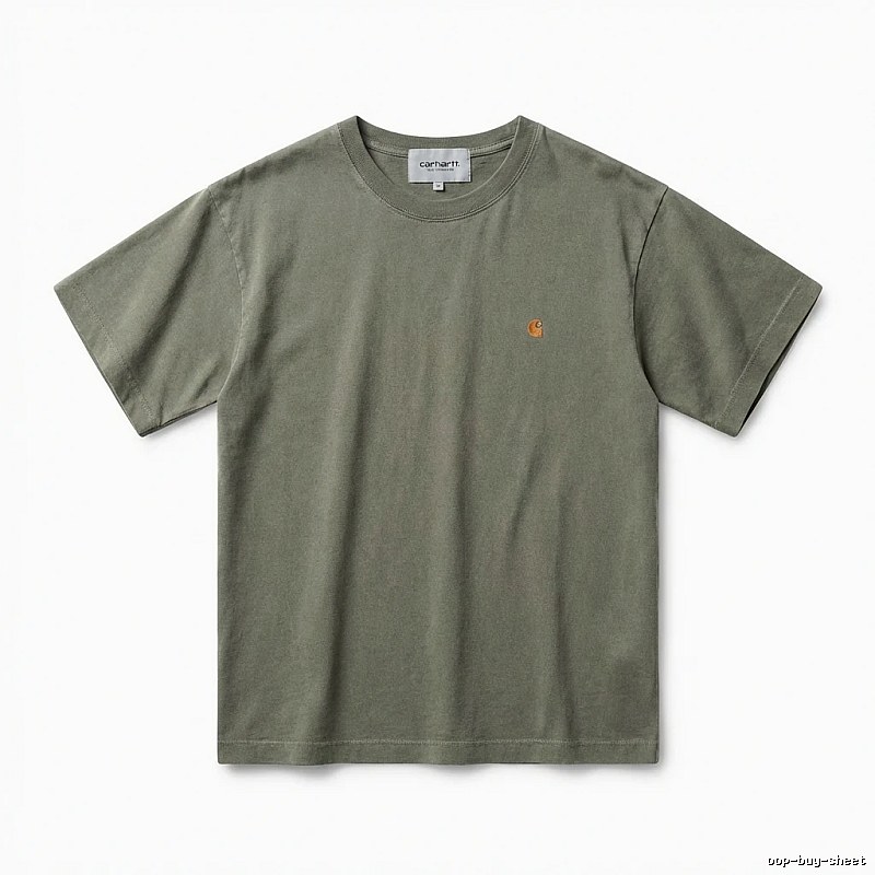 Carhartt basic retro style olive green T-shirt