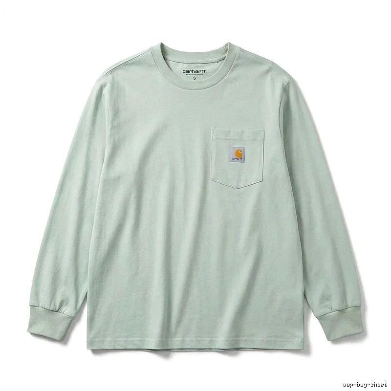 Carhartt basic simple style light green sweatshirt