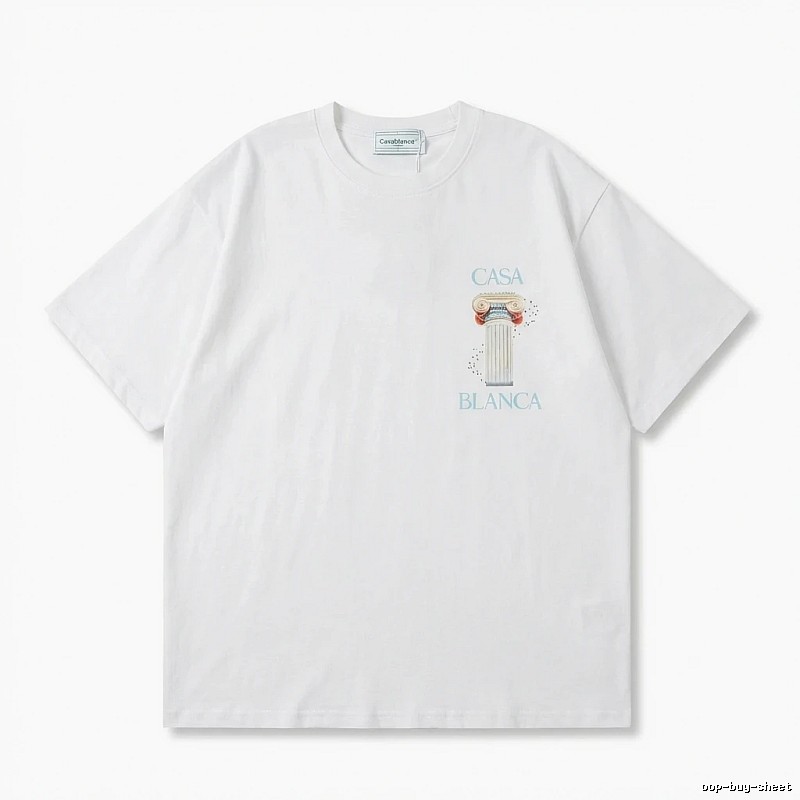 Casablanca Greek column style white T-shirt