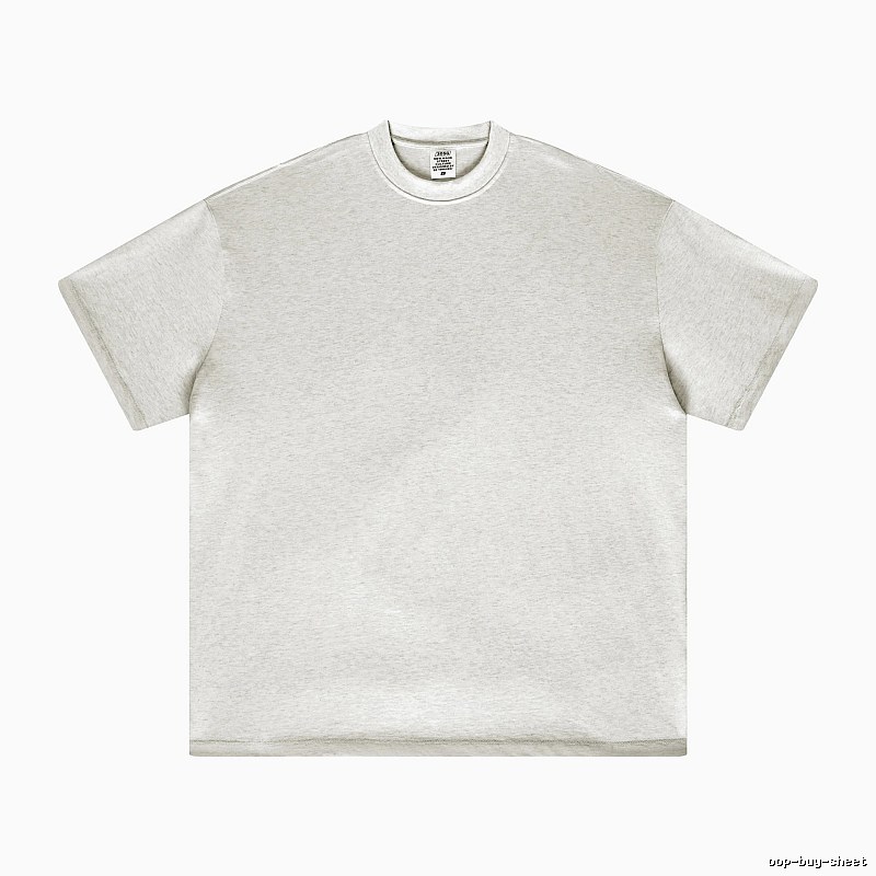Casual Plain white T-shirt Minimal White Short for Streetwear Looks