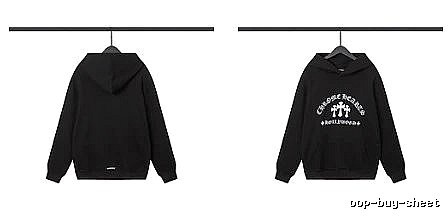 Chrome Hearts 2089-79 Black Cross Graphic Hoodie Clean Finish