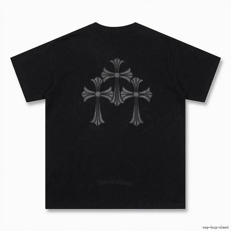 Chrome Hearts Cross Print Black T-shirt