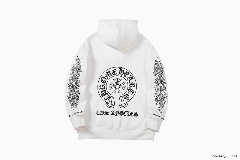 Chrome Hearts Daily Cross graphic hoodie Black Blue Cross for City Outfits