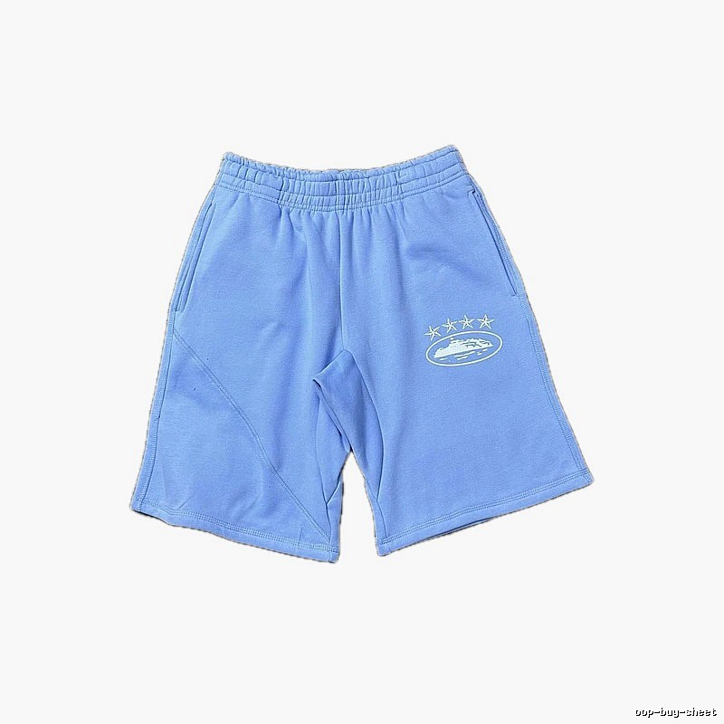Corteiz casual light blue shorts