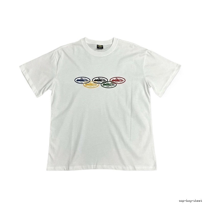 Corteiz Colorful Pattern Casual White T-shirt