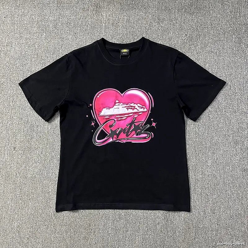 Corteiz Patterned Logo T-shirt Black Corteiz with Signature Styling