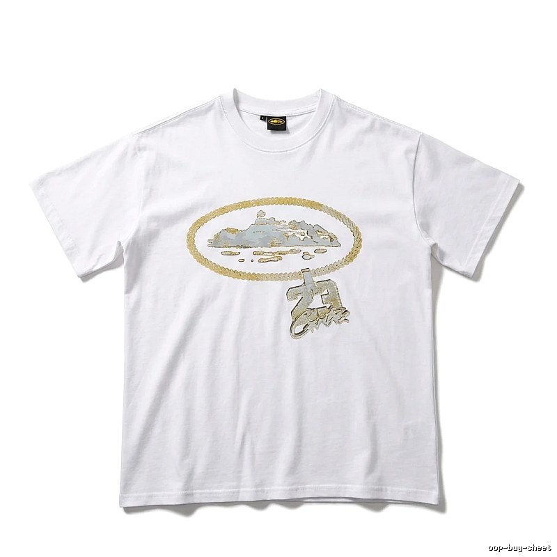 Corteiz Printed Trendy White T-shirt