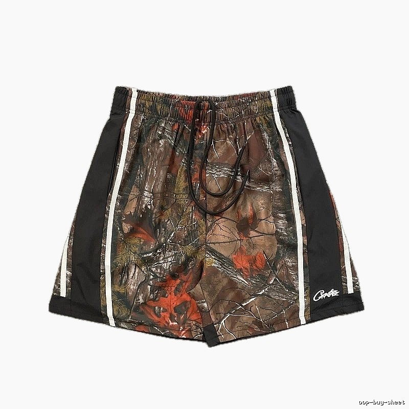 Corteiz Street Style Maple Camouflage Casual Shorts