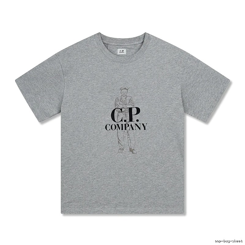 C.P. Retro Style Gray T-shirt
