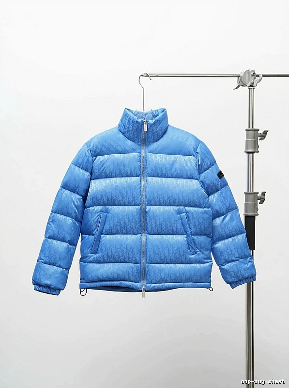 Dior down jacket fashion style blue
