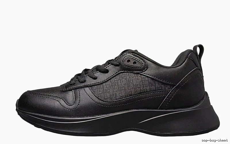 Dior retro-style black sneakers