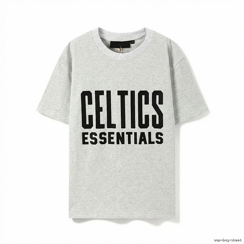 ESSENTIALS Gray and Black T-shirt of the Trendy Brand