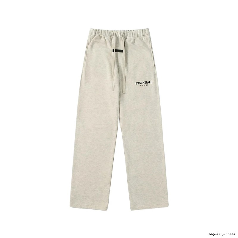 ESSENTIALS minimalist light gray sweatpants