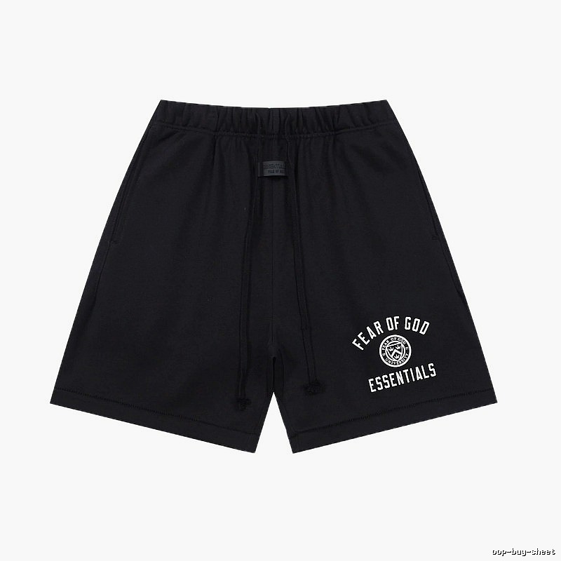 ESSENTIALS minimalist style black shorts