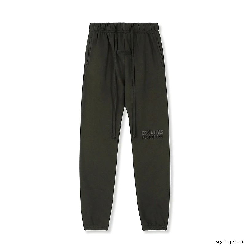 ESSENTIALS minimalist style dark gray sweatpants