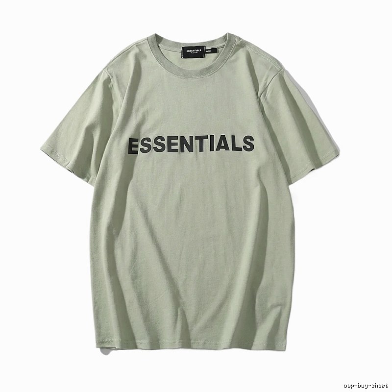 ESSENTIALS minimalist style light green T-shirt