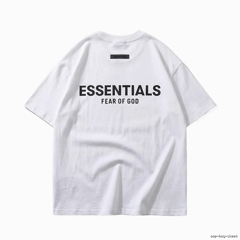ESSENTIALS minimalist style white T-shirt