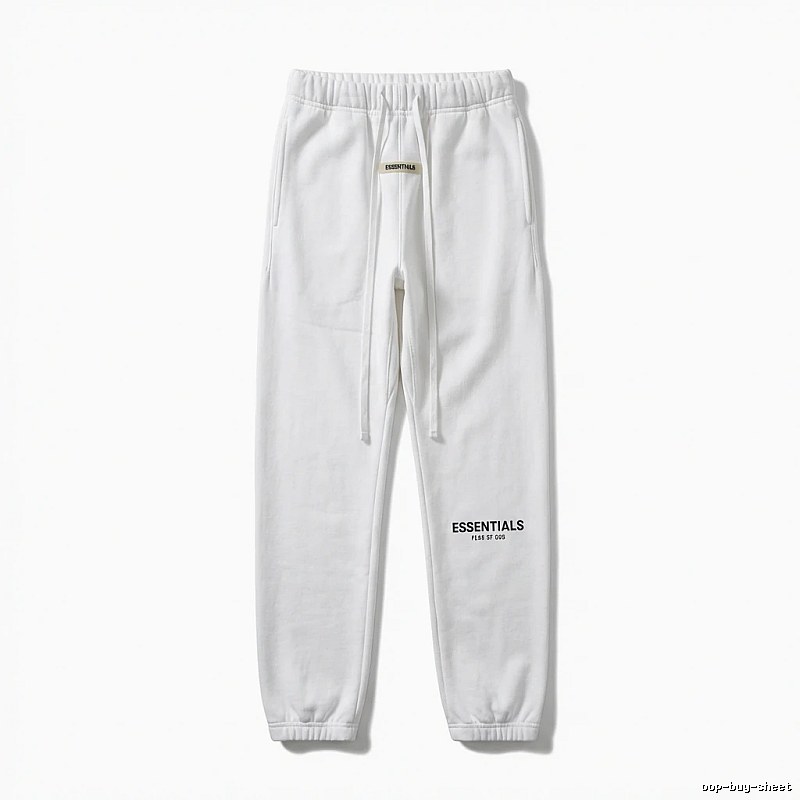 ESSENTIALS Simple Style White Sweatpants