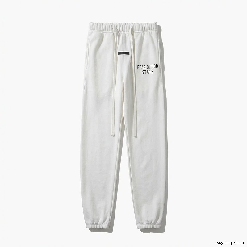 ESSENTIALS Simple Style White Sweatpants