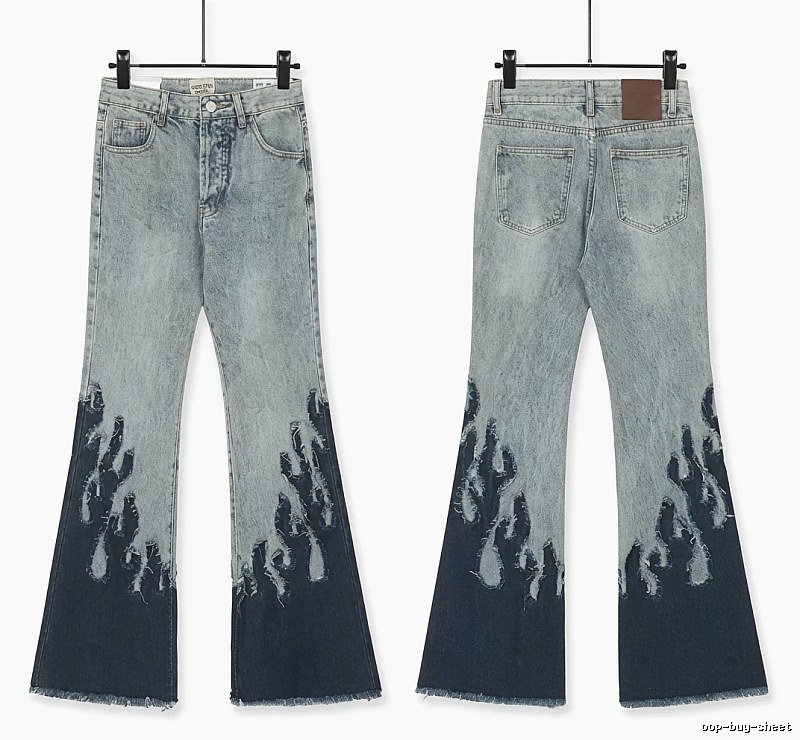 Gallery Dept Flame Wind Blue Jeans