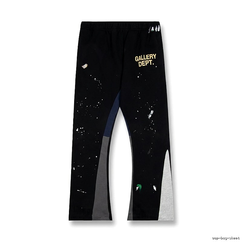 Gallery Dept Graffiti Style Black Trousers