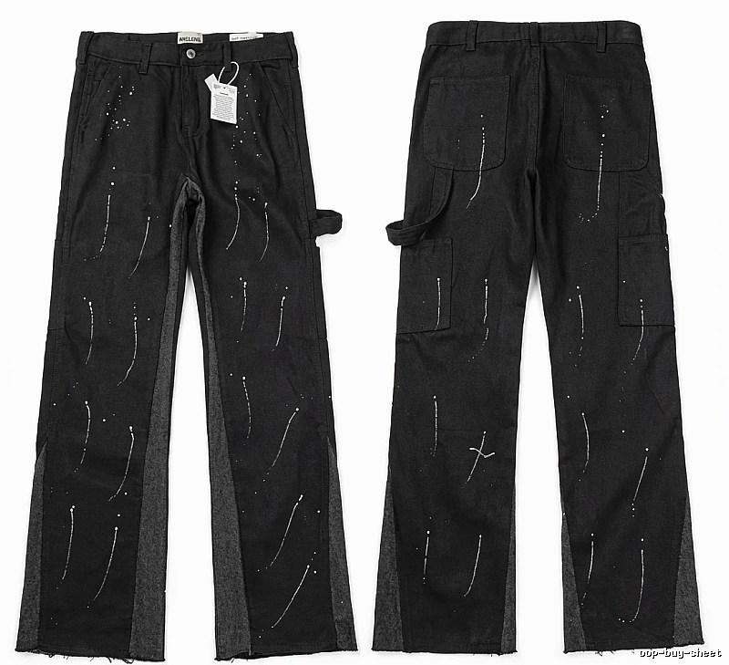 Gallery Dept Graffiti Style Black Work Pants
