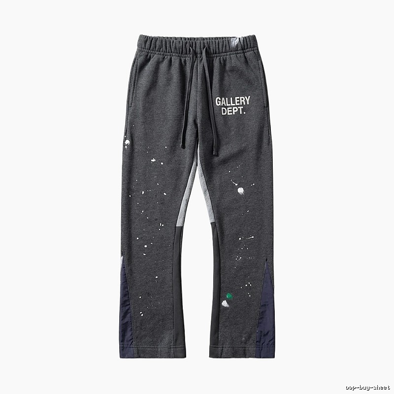 Gallery Dept Graffiti Style Grey-Purple Sweatpants