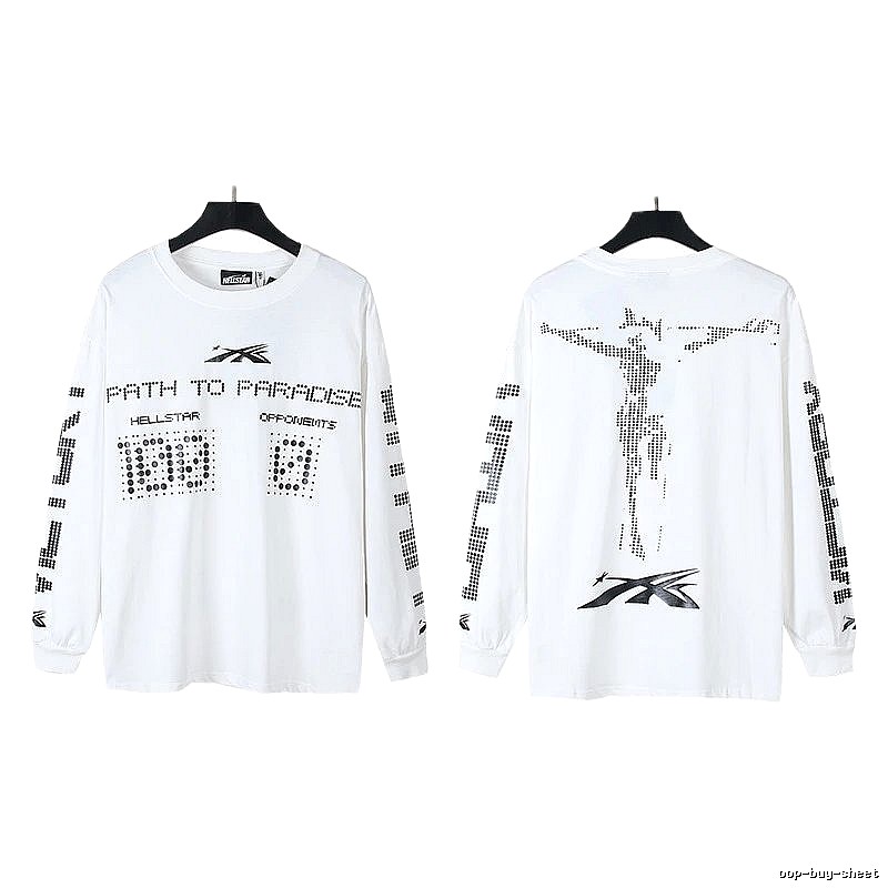 Hellstar religious style white T-shirt