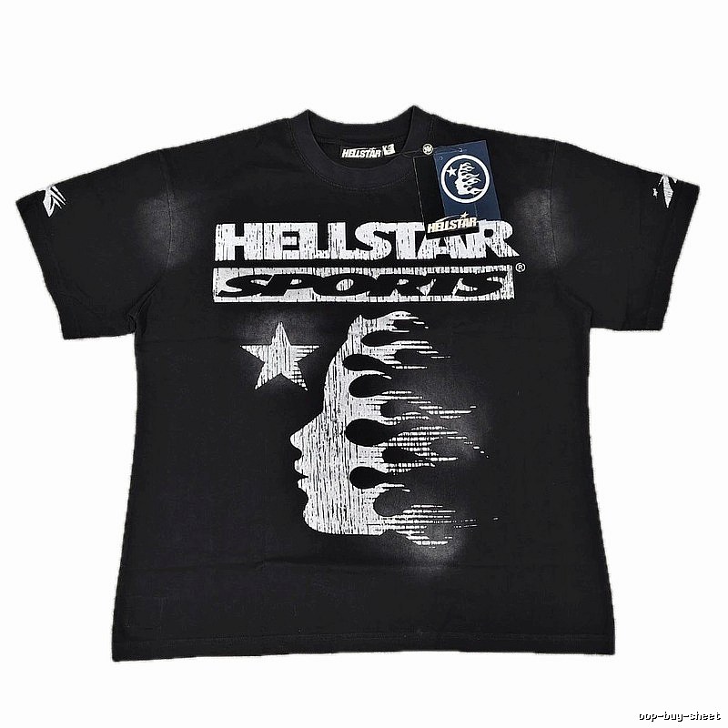 Hellstar Sports Street Style Black Short-sleeve T-shirt