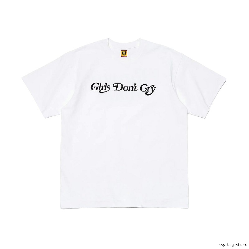 HUMAN MADE Co-branded Japanese Streetwear White Printed T-Shirt