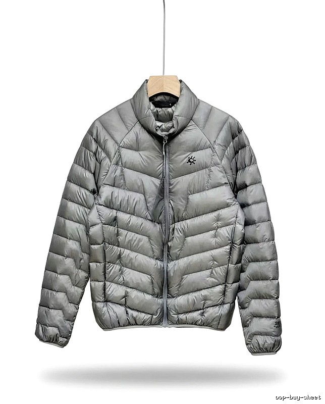 KAILAS Outdoor Style Silver Gray Down Jacket