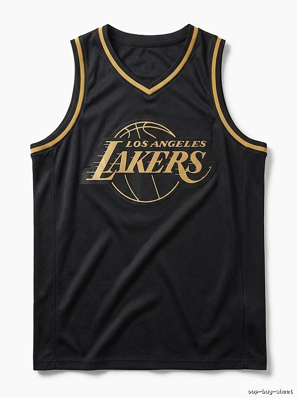LBJ Lakers retro black jersey