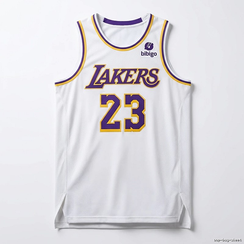 LBJ Lakers retro-style jersey