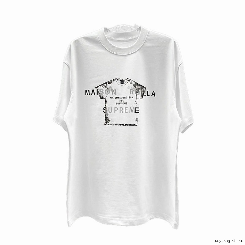Maison Margiela Co-branded Street Style White T-shirt