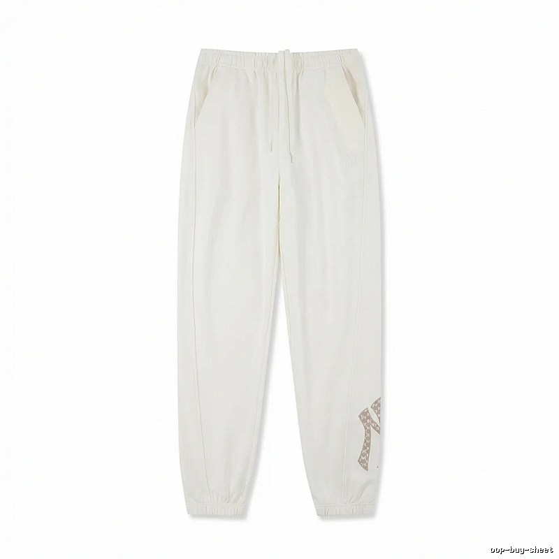 MLB casual style white sweatpants