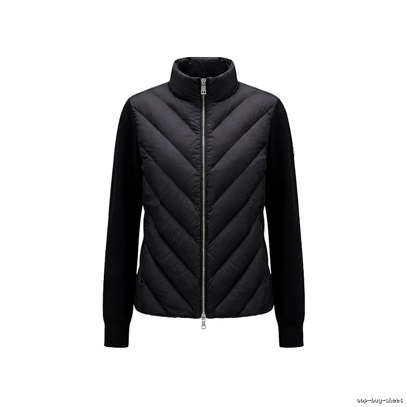 Moncler black casual style down jacket