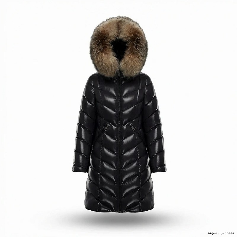 Moncler black luxury style down jacket