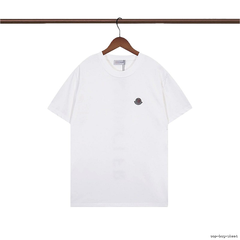 Moncler Classic Minimalist Style White Short-sleeve T-shirt