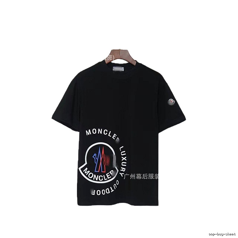 Moncler Outdoor Casual Style Black Short-sleeve T-shirt