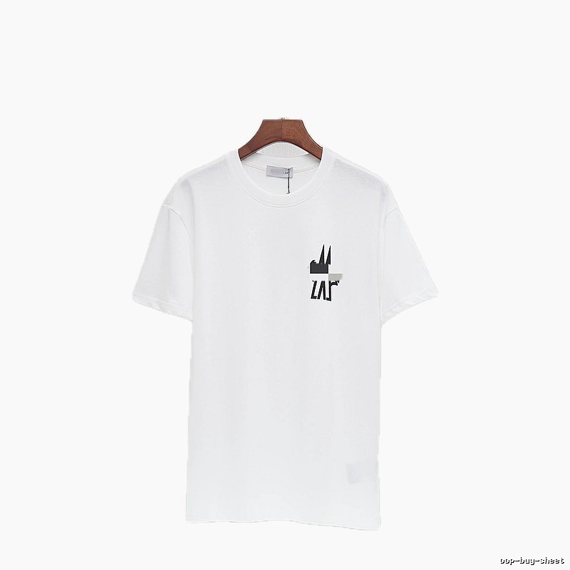 Moncler Printed Casual-style White Short-sleeve T-shirt